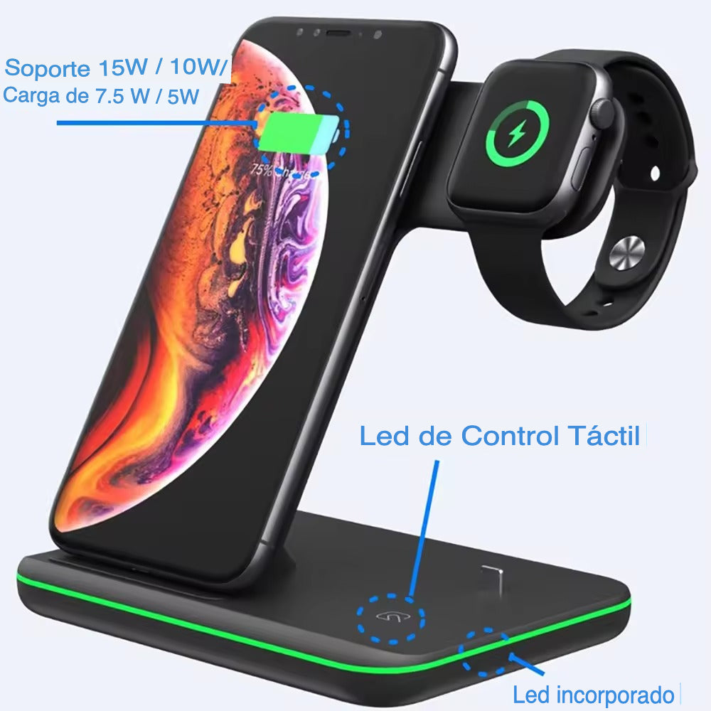 3 in 1 Wireless Charging Base