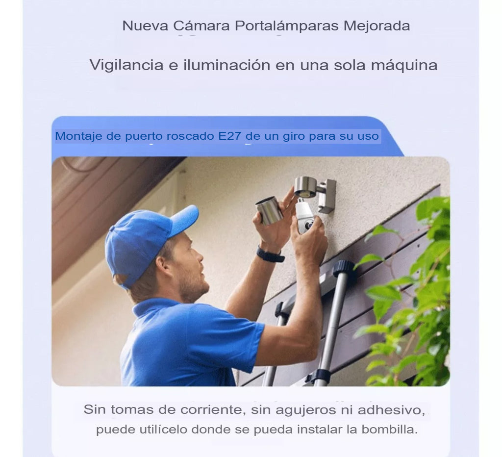 Light Bulb Camera With Lamp