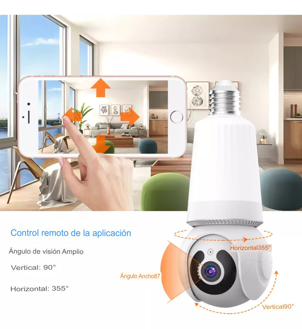 Light Bulb Camera With Lamp