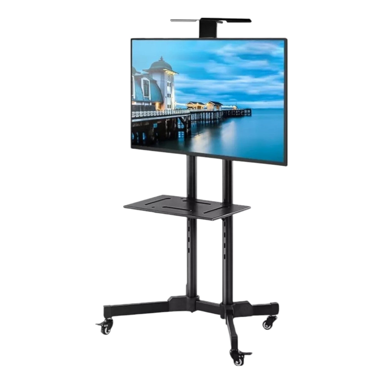 Pedestal TV Stand with Wheels 32'' to 65''